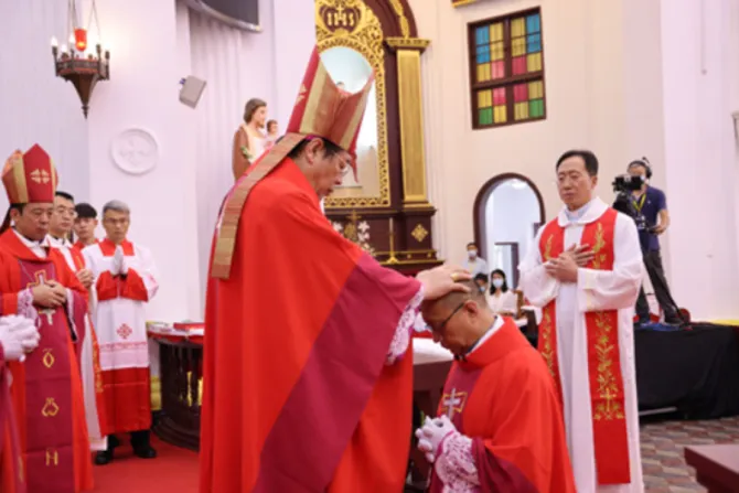 The episcopal ordination of Francis Cui Qingqi in Wuhan, China, on Sept. 8, 2021